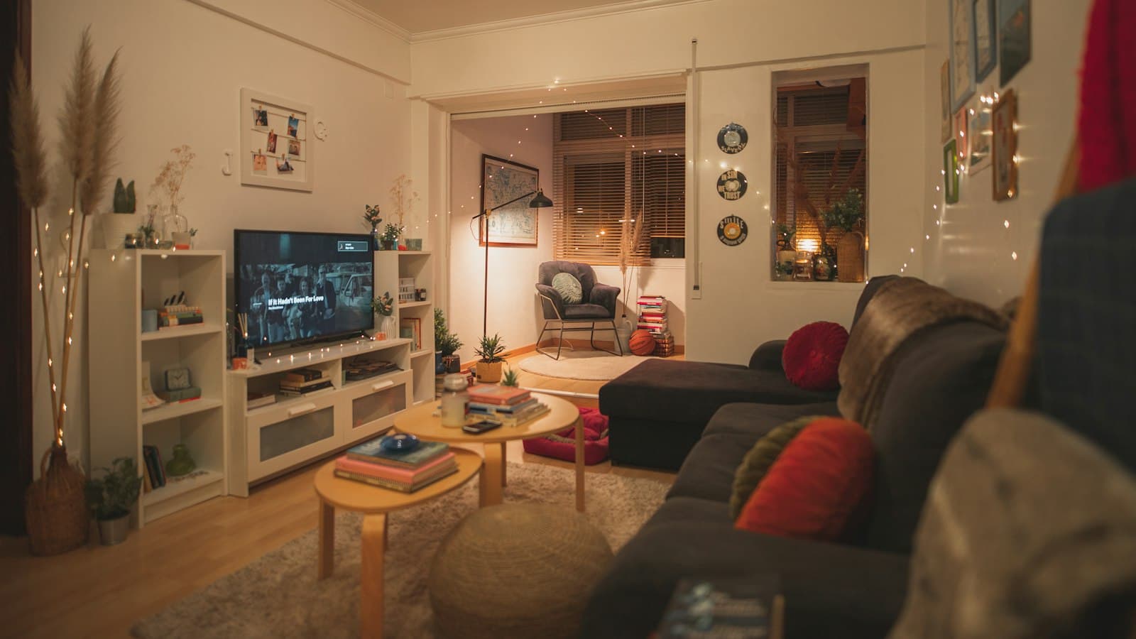Gemütliches Wohnzimmer in einem Privathaushalt